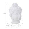 Relaxdays Head Plastic Buddha Figure HBT: 17 x 12 x