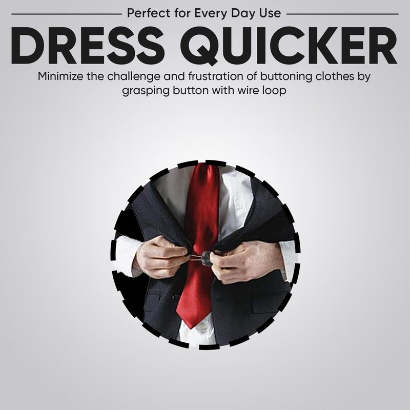 Button Hook and Zipper Pull by HEALUA - One Handed