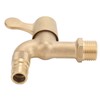 Brass WaterTap G1/2in Thread Spiral Opening Switch for Household Washing