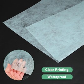 M METERXITY 38-Sheet Korean Cotton Wrapping Flower Paper, 22.8x17.7 Inch/ 58x45cm Waterproof Floral Wrapping Cotton Paper for Bouquets/Gift Packaging [Sky Blue]