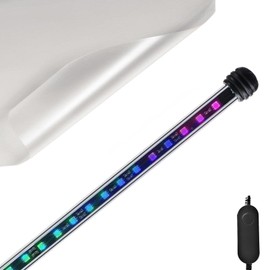 ColorCast Smart LED Aquarium Background Light Kit with Frosted Background Film | Smartphone and Voice Control | 24/7 Timers | Alexa and Google Home | for Aquariums, Terrariums and Vivariums | 18"-32"