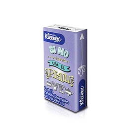 Kleenex Sellapack, Pañuelos Faciales Desechables, 8 Paquetes con 15 Pañuelos De Hoja Doble