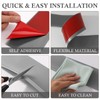 POPAKAN Flexible Baseboard Molding Trim 4" x 20 ft, Self-Adhesive