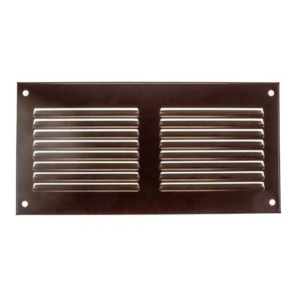 Vent Systems 20x10cm Air Vent Covers - Brown - Metal