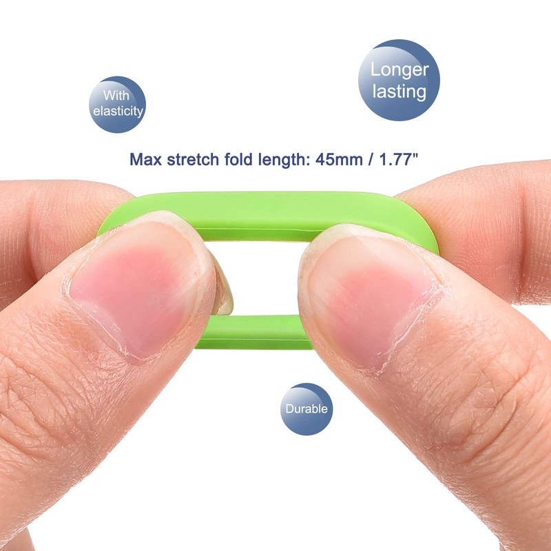 sourcing map Pack of 5 Rubber Bands Rings Non-Slip 1