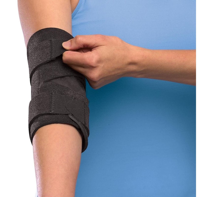 Mueller Elbow Support, Ellenbogenbandage, schwarz, Universalgröße