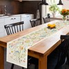 Easter Table Runner, Table Cloth Easter Rabbit, 33 x 183