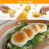 Aymorder 2 in 1 Egg Shell Peeler & Slicer, Multipurpose
