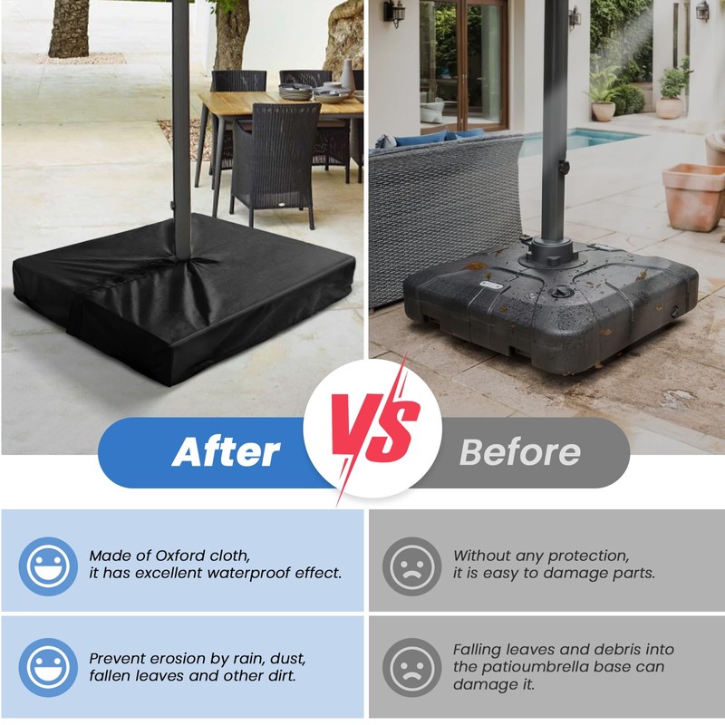 Patio Umbrella Base Cover for Outdoor Umbrella Base,Heavy Duty 600D