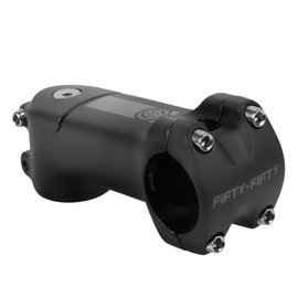 FIFTY-FIFTY Bike Stem with 31.8mm Bar Clamp, Aluminum Alloy Bicycle Handlebar Stem for 1-1/8" Steer Tube, 7 Degree Short MTB Stem Suitable for Mountain Bike, Road Bike, E-Bike (90mm)