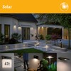 Pauleen 48069 Sunshine Aura Solar Lantern in Moroccan Silver for