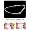 ESJNNK Women's Pearl Decorative Cord Yukata Belt Decoration Belt Belt