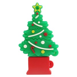 Unidad Flash para árbol de Navidad, 16 GB, Memoria USB de Regalo con Cadena para Familia, niños, Amigos, Estudiantes, Profesores, Feliz Navidad