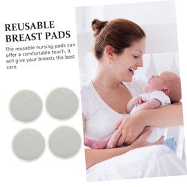 OATIPHO 10pcs Breathable Washable Nursing Pads Reusable Breast Pads for Breastfeeding