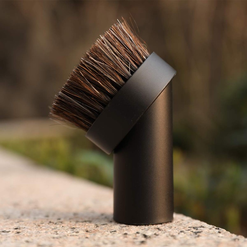 GTHER Vacuum Brush Attachment, Round Dust Vacuum Horse Hair Cleaner