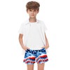 AOBUTE July 4th Quick Dry Swim Trunks Boys American Flag