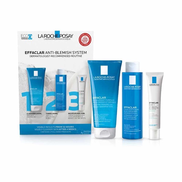 La Roche Posay Effaclar Dermatologist Recommended 3 Step Anti Blemish