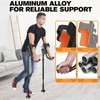 3-Angle Adjustable Forearm Crutches for Adults Ergonomic with Carrying Bag