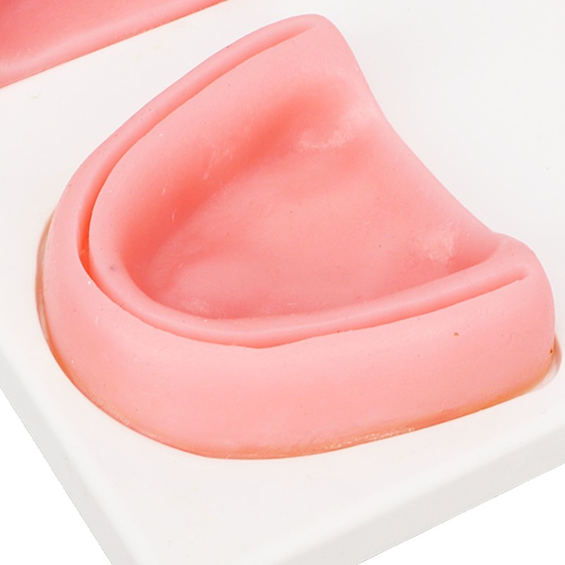 Dental Suture Practice Kit Silicone Model Pliers Tweezers Thread Oral