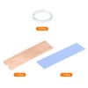 sourcing map Copper Heat Sink with Thermal Pad Rubber Ring