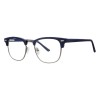 MODERN OPTICAL CLASSIC UNISEX METAL EYEGLASSES 52-20-140 BLACK WITH SOFT