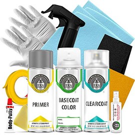 ERA Paints (ABE/PBE - Butane Blue Pearl) Compatible/Replacement for CHRYSLER Exact Match Touch Up Spray Paint Clearcoat Primer & Pro Prep Kit - Pick Your Color