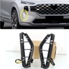 ECAHAYAKU Car LED DRL With Dynamic Turn Signal Yellow For
