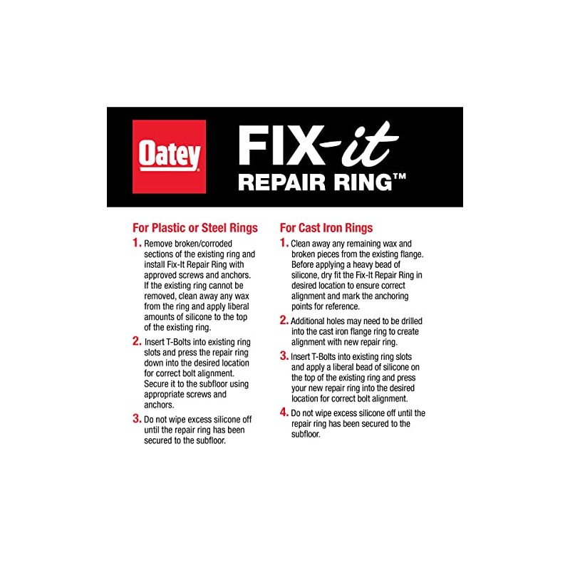 Oatey Fix-it Flange Repair Ring