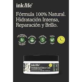 Crema Corporal para Tatuaje 250 ml y Mantequilla 150 ml, Humectación y Cicatrización para Piel Tatuada