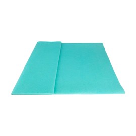 Jtnohx Colour Felt Fabric, 1.4mm Felt Sheets for Crafts, 90x90cm Soft Craft Fabric for Art and Sewing Projects(Lake Blue)