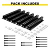 Demimy Heavy Duty Overhead Garage Storage Racks, Ceiling Mount, 6