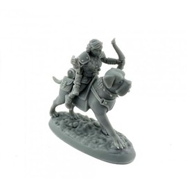 Reaper Miniatures 1 x Halfling Dog Rider Bones USA Dungeon Dwellers - Tabletop Figure Role Playing Game Role Playing Game - 7115