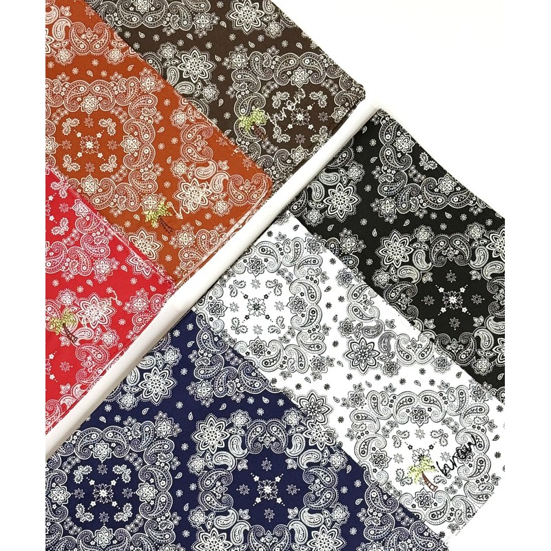 Throw Palm Paisley Bandana (6 Colors)