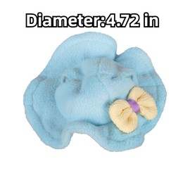 Guinea Pig Clothes,Rabbit Harness,Ferret Bunny Clothes with Pet Rabbit Harness and Leash Mini Hat Bag Cute Brooch for Kitten Small Animal Collars (Blue)