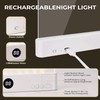 Book Light, Led Reading Book Light Page Rechargeable, Lumalit Flat