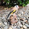 Vivid Arts - Singing Songbird – Realistic Goldfinch Bird Ornament