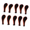 10 Pcs Golf Iron Head Cover Set with Zipper Golf