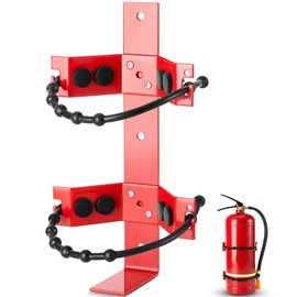 RattanView 2 Pcs Fire Extinguisher Mount Bracket Adjustable, Supports up to 2.5 and 5lb, Heavy-Duty and Easy Installation, Ideal for Home, Truck, Rv, Boat, Commercial Use, Secure and Durable Holder