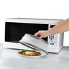 HIC Kitchen Collapsible Microwave Food Cover, BPA Free, Contains Splatter