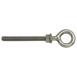 AII ST Long Eye Bolt, Connecting Bracket, Silver, M8x80mm, Architecture, Civil Engineering, Marine 15-150