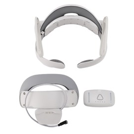 VR Headstrap with Battery Enhanced Balance Fast Charging 5000mAh Battery Pack Extend 6H Playtime Adjustable Head Strap for Meta 3