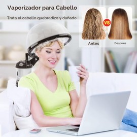 Evaporador de ozono máquina de vapor 2 en 1,Diseñado para el cuidado personal en casa y en el salón，café