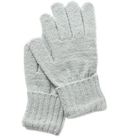 Save On Products Designer Club Style Women's Rib Solid Gloves With Lurex Grey One Size