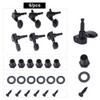 3L 3R Black Closed Zinc Alloy Machine Heads String Tuning