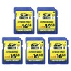 INLAND 16GB Class 10 SDHC/SDXC U1 Flash Memory Card (5