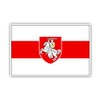 Squiddy Belarus Pagonya Flag Belarussian Pride - Vinyl Sticker for Car, Laptop, Notebook (5" Wide)