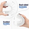 Flexible Cleaning Brush-Bendable Crevice Brush for Bathroom and Kitchen-Soft Scrub