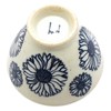 Hasamiyaki 481397 Rice Bowl, Rice Bowl, Flower, Blue, 4.3 inches