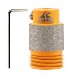 EXFEIN Grinder Bits for Stained Glass - Diamond Grinder Head 3/4",Core Stained Glass Grinder Bits & Vacuum Brazed Diamond Grinder Bit Head Tools, Stain Glass Tools and Supplies for Stained Glass