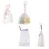 WOONEKY Handmade Soap Pouch for Bath Shower Cleansing Foaming Net